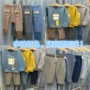 Phiên bản Hàn Quốc của Wang Bate cotton áo len thủy triều mùa thu mới cho trẻ em mặc quần áo trẻ em trai thời trang quần mông lớn - Quần quần bé trai size đại