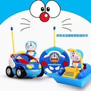Dora một giấc mơ điều khiển từ xa xe đồ chơi không dây âm nhạc chói điện phim hoạt hình trẻ em điều khiển từ xa xe đua F1