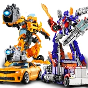 Transformers 5 hợp kim đồ chơi Optimus Prime Hornet xe mô hình robot búp bê trẻ em và nam giới và phụ nữ sinh nhật