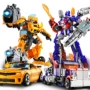 Transformers 5 hợp kim đồ chơi Optimus Prime Hornet xe mô hình robot búp bê trẻ em và nam giới và phụ nữ sinh nhật đồ chơi siêu nhân nhí