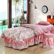 Một gia đình của giường bốn bông bedspread thẩm mỹ viện SPA Body vẻ đẹp câu lạc bộ giường khử trùng cao cấp phong cách châu Âu đặt đặc biệt - Trang bị tấm