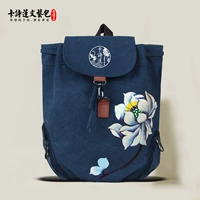 Сумка, шоппер, школьный рюкзак, надевается на плечо, китайский стиль, ручная роспись