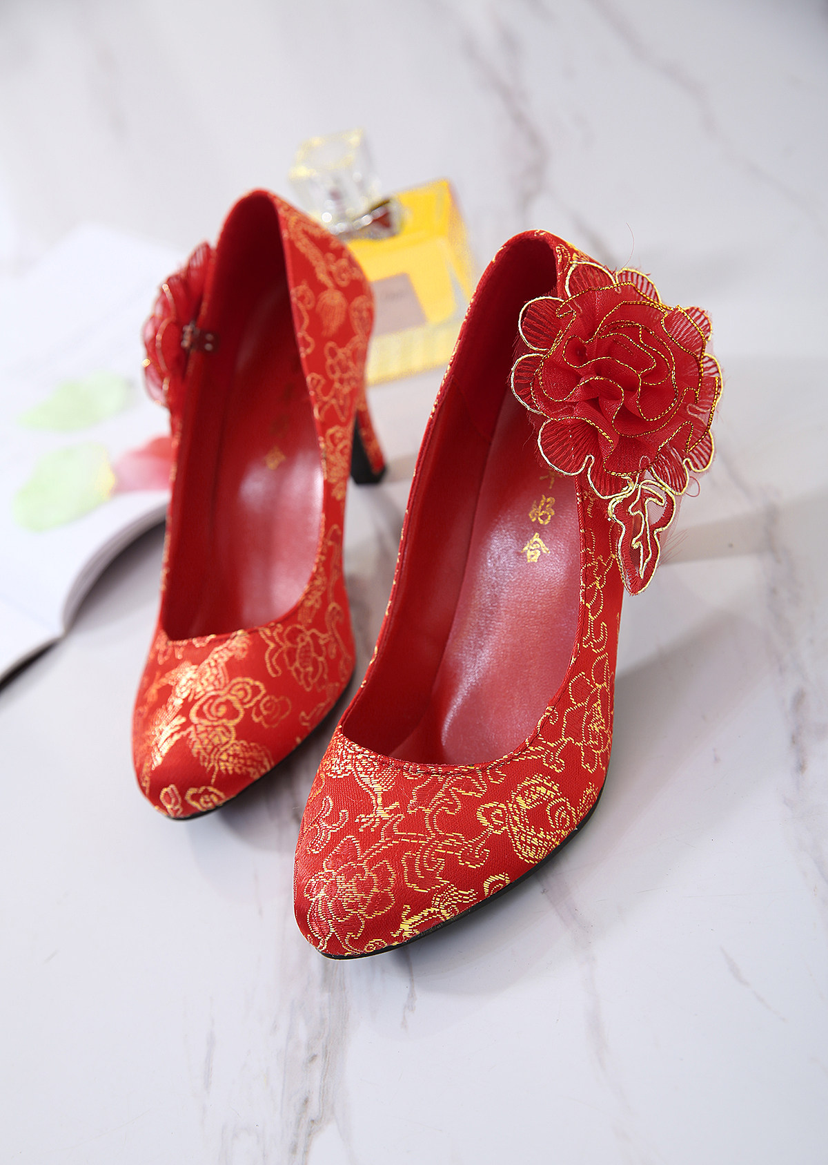 婚鞋 红鞋 时尚潮流结婚传统6106-3