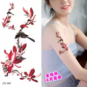 Magnolia không thấm nước nữ bền cô gái cám dỗ cánh tay trâm body painting ảnh tattoo nhãn dán hình xăm