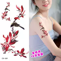 Magnolia không thấm nước nữ bền cô gái cám dỗ cánh tay trâm body painting ảnh tattoo nhãn dán hình xăm hình xăm dan