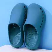 Giày nữ y tá xỏ lỗ không mỏi chân bệnh viện dép phòng mổ nam đặc biệt chống trơn trượt không hôi chân Dép y tế Bao Đầu