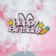 Tiệc net buổi hòa nhạc mừng sinh nhật phát sáng headband thỏ cà rốt với đèn hi da sinh nhật mũ phim hoạt hình - Phụ kiện tóc