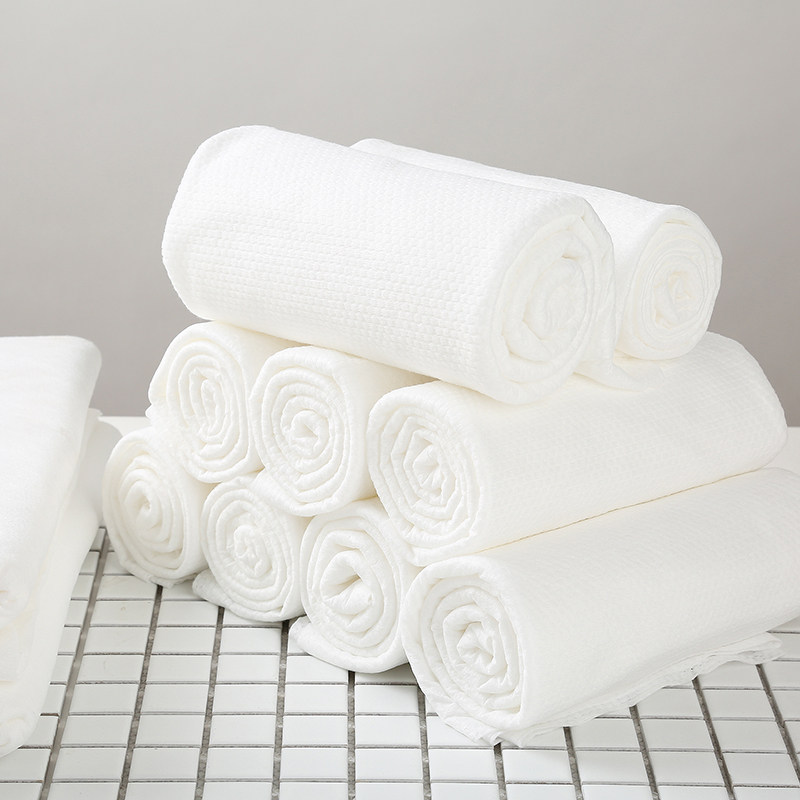 20条装一次性浴巾批发旅行成人纯棉加厚婴儿无纺布美容浴巾