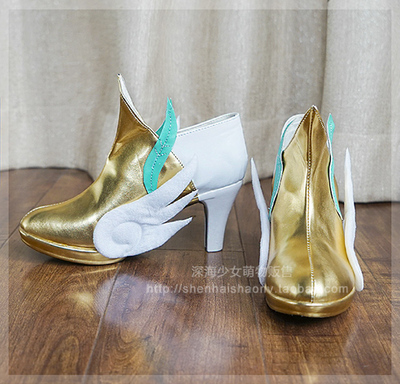 taobao agent LOL Magic Girl Star Guardian Soraka COS Shoes COSPLAY Shoes Custom