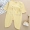 Quần áo sơ sinh 0-3-6 tháng cotton trẻ sơ sinh bướm áo choàng không xương tu sĩ quần áo bé thân - Áo liền quần đồ ngủ bé gái