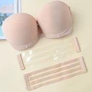 Strapless vô hình áo ngực ngực nhỏ dày non-slip thu thập trên váy cưới backless strapless đồ lót mùa hè