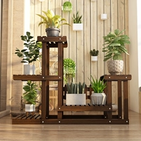 Деревянная напольная лампа для растений для беседки в помещении для гостиной