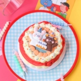 Мультяшная милая ретро глина, с медвежатами, наряжаться