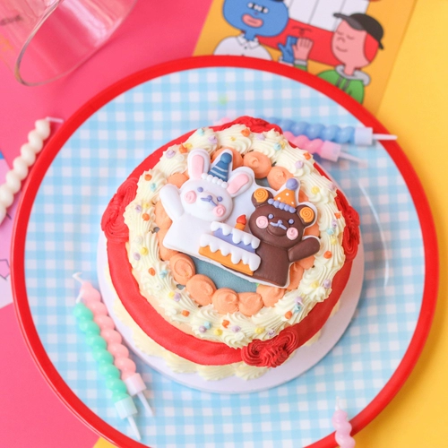 Мультяшная милая ретро глина, с медвежатами, наряжаться