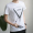 Mùa hè nam ngắn tay t-shirt cotton vòng cổ thanh niên sinh viên lỏng Hàn Quốc phiên bản của kích thước lớn xu hướng đơn giản nửa tay T-Shirt áo polo nam