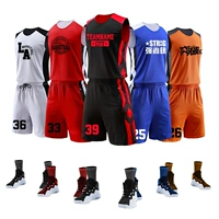 Đồng phục bóng rổ hai mặt phù hợp với nam thể thao áo thoáng khí sinh viên tùy chỉnh cạnh tranh đào tạo đội đồng phục thể thao in hai mặt - Thể thao sau quần áo thể thao nữ mùa đông