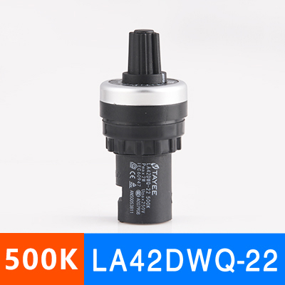Genuine 500Kquality goods Shanghai Tianyi Frequency converter adjust speed potentiometer precise LA42DWQ-22 governor 22mm5K10K