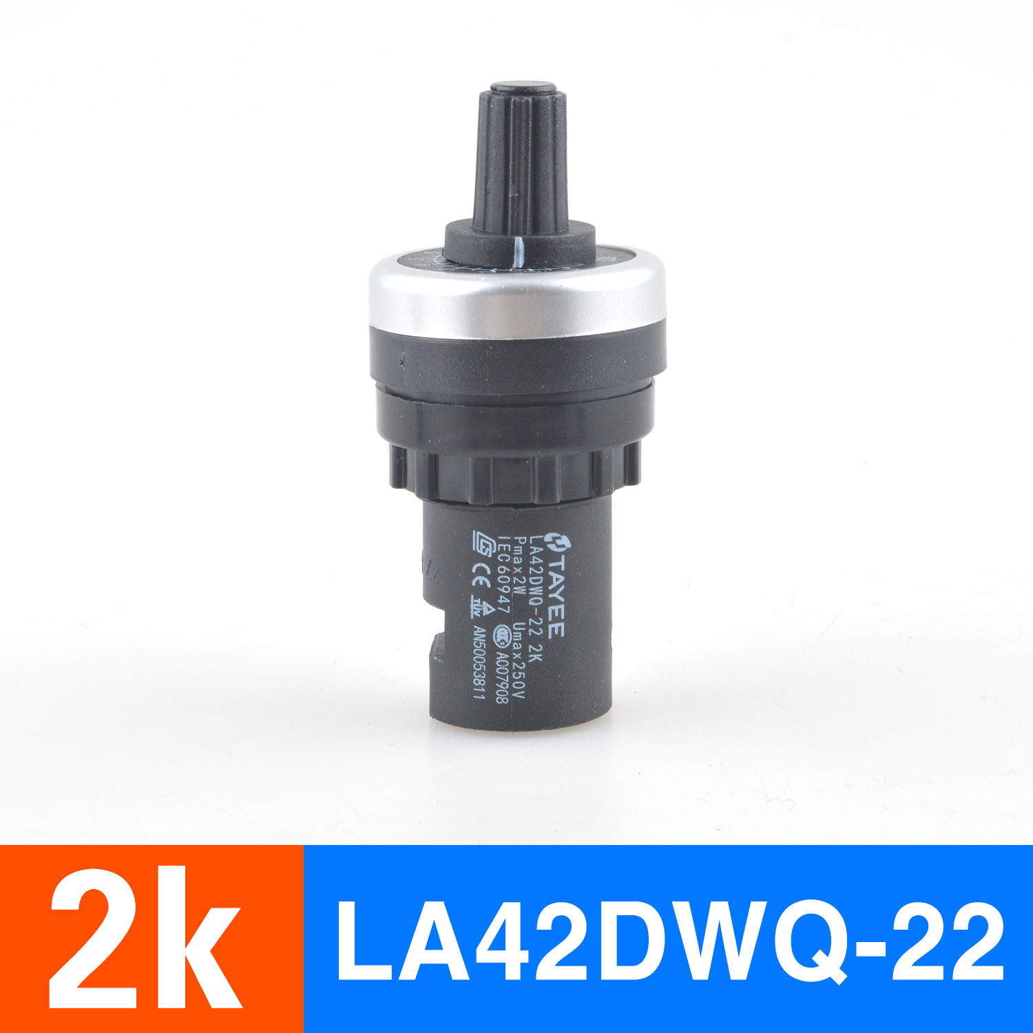Genuine 2Kquality goods Shanghai Tianyi Frequency converter adjust speed potentiometer precise LA42DWQ-22 governor 22mm5K10K