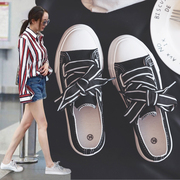 Ins giày vải nữ Hàn Quốc phiên bản của hoang dã retro Hồng Kông gió chic giày 1992 sinh viên Harajuku phong cách ulzzang giày