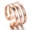 Nhẫn bạc nam 925 Nhật Bản và Hàn Quốc cá tính đơn giản ba vòng tròn mịn có thể điều chỉnh cặp nhẫn chỉ số ngón tay đuôi nhẫn nữ nhẫn đeo ngón trỏ