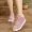 Mùa xuân giày nữ bình thường trẻ em lớn giày cao bằng phẳng giày thể thao ren đơn giày màu hồng cô gái giày sinh viên