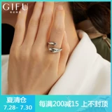 Модное кольцо, серебро 925 пробы, простой и элегантный дизайн, на указательный палец, 2021 года