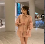 Свежий летний милый комплект, защита от солнца