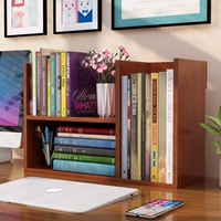 Đơn giản cho trẻ em để bàn nhỏ kệ sách sinh viên kệ kệ văn phòng giá lưu trữ không gian không gian tủ sách - Kệ kệ treo tường gỗ tự nhiên