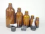 Dụng cụ pha chế chính hãng Chai dầu thủy tinh màu nâu đóng chai 100ml có phích cắm bên trong và chai rỗng đầu lớn - Tinh dầu điều trị dau buoi