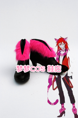 taobao agent Number 1499 Black Deacon Gral COSPLAY Shoes COS Shoes