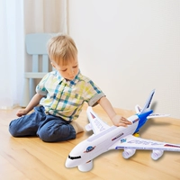 Самолет, электрическая универсальная игрушка, модель самолета для мальчиков, конструктор, авиалайнер, детский автобус, подарок на день рождения