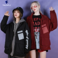 Осенняя куртка для влюбленных, жакет для школьников, 2020, в корейском стиле, свободный крой