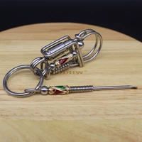 Красные игральные кости из нержавеющей стали, пуля, ухочистка