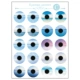 ICY búp bê thủy tinh nhỏ mắt mảnh DIY Sticker sao dán mắt công cụ mảnh học sinh lát để thay đổi em bé