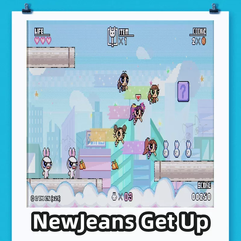 Spot free shipping newjeans mini 2 get up