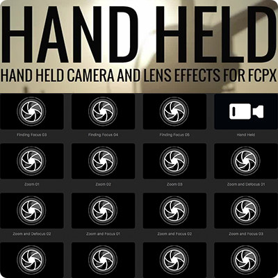 Final Cut Pro X 插件 Hand Held 模拟手持镜头效果 for FCPX-天天素材网