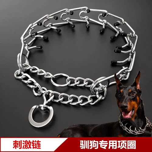 Стимулирующее цепное кольцо кольцо для пит -собаки цепь шеи.