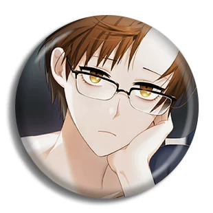 Значок Mystic Messenger Mysterious Messenger, металлический пин 58 мм, полностью металлический