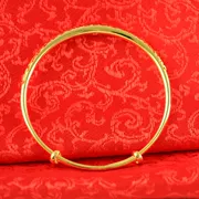 Đồng xu Euro nguyên chất bằng đồng thau mạ vàng tròn đẩy kéo vòng chân không Mạ màu bảo vệ lâu dài chế tác trang sức bằng đồng thau 3091