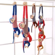 Khỉ dài vũ trang đồ chơi sang trọng dây treo treo khỉ chống va chạm búp bê đuôi dài khỉ con khỉ quà tặng - Đồ chơi mềm