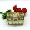 Bánh sinh nhật vàng sáng tạo hộp kho báu trang trí bánh nướng trang trí bánh phong phú trang trí bánh nướng - Trang trí nội thất
