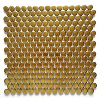 Матовый золотой раунд