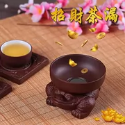 Trà cát màu tím rò rỉ trà thép không gỉ lọc Kung Fu tea set phụ kiện lọc gốm trà phễu trà tách trà lọc