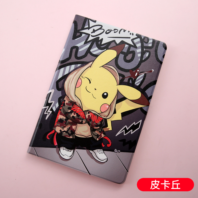 Samsung & S6 & Lite 10.4 Inch Picachuapply Samsung GalaxyTabS6Lite10.4 inch smart cover Color painting Cartoon shell SM-P610 / 615
