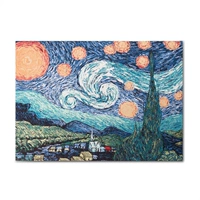 Bỉ thảm trang trí nhập khẩu tấm thảm trang trí nội thất Van Gogh bức tranh nghệ thuật loạt jacquard dệt tấm thảm thảm - Tapestry thảm treo tường thổ cẩm