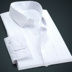 Mùa hè áo sơ mi trắng nam dài tay Hàn Quốc phiên bản của tự trồng màu rắn kinh doanh bình thường áo sơ mi nam thanh niên inch áo sơ mi với các triều Áo