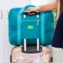 Túi du lịch gấp xách tay nhẹ không thấm nước túi xách xe đẩy túi quần áo hành lý trên túi lưu trữ máy bay túi du lịch da