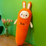 Плюшевый кролик, игрушка, тряпичная кукла, морковная подушка для мальчиков и девочек для сна, подарок девушке