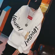 Mùa xuân và mùa thu BF áo len hoang dã cho nam áo len có mũ trùm đầu Học sinh Hàn Quốc thả lỏng tay dài hip-hop thể thao hip-hop