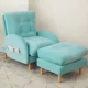 Sofa lười Bắc Âu vải sáng tạo phòng ngủ đơn giản dị và thoải mái giường gấp ban công có thể tháo rời và giặt được ghế phòng chờ đơn giản